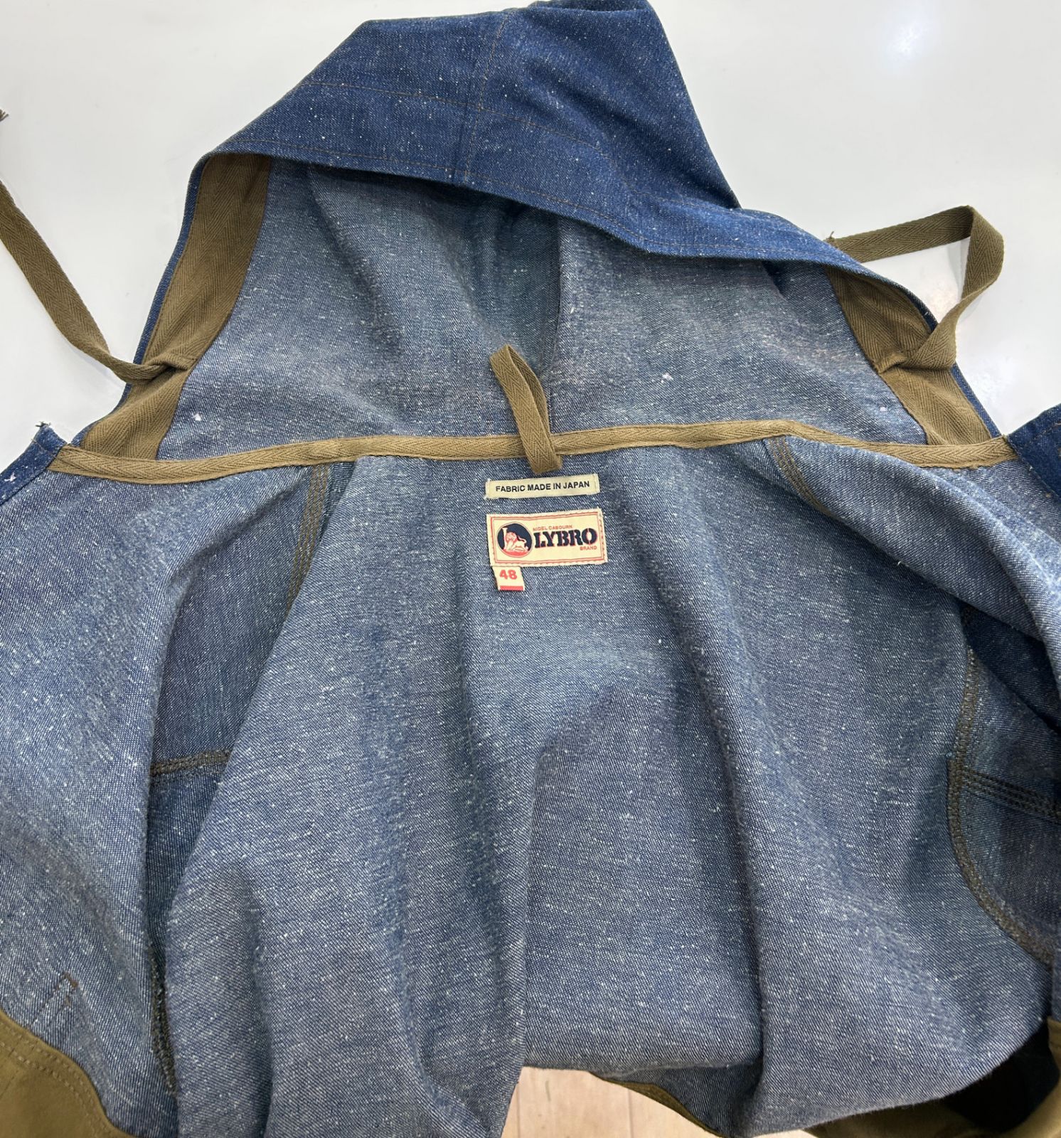 Nigel Cabourn LYBRO (48) Hooded Chore Jacket ジャケット デニム