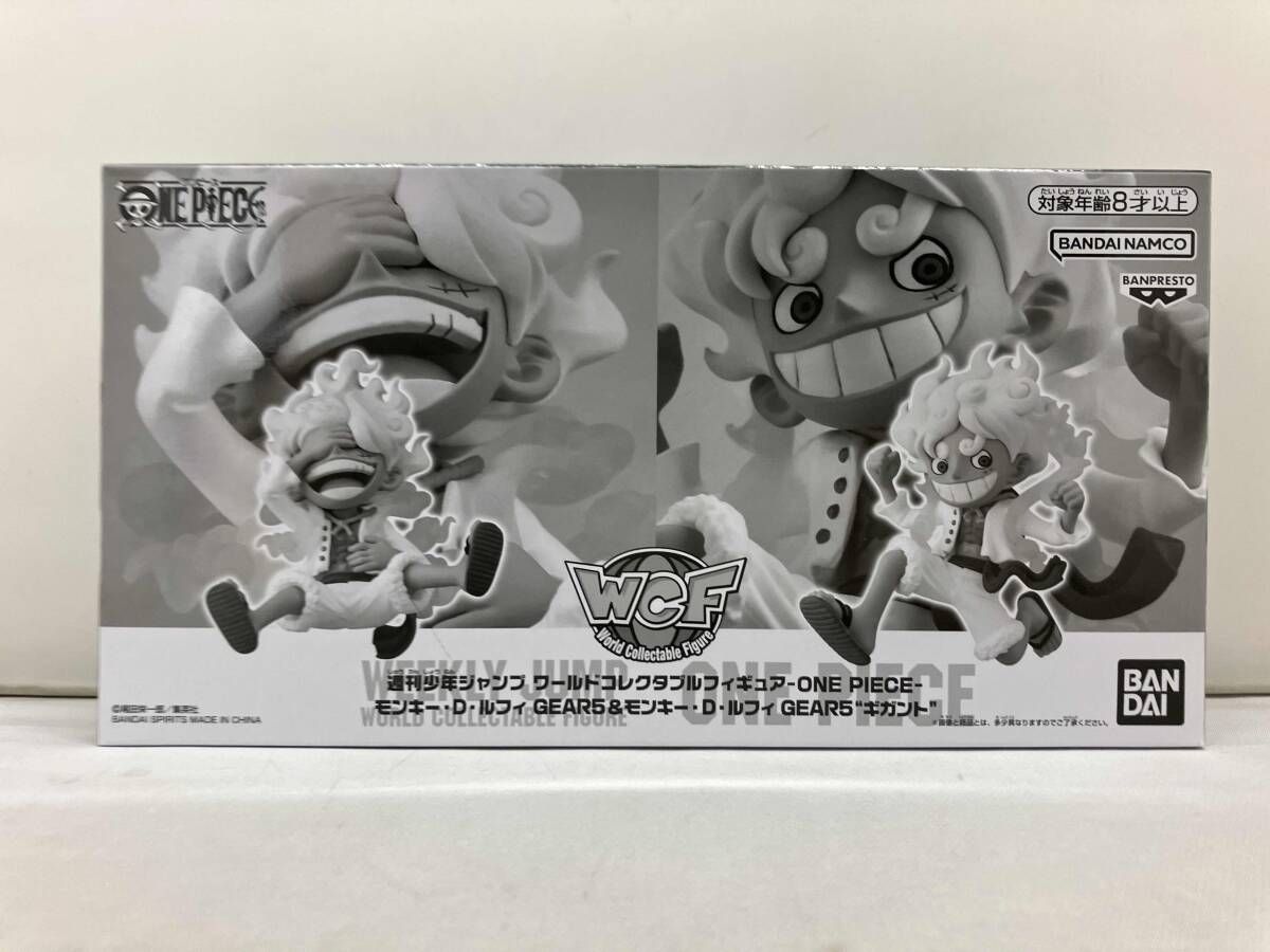 バンプレスト ワンピース モンキー･D･ルフィ GEAR5&GEAR5 ギガント 週刊少年ジャンプ ワールドコレクタブルフィギュア
