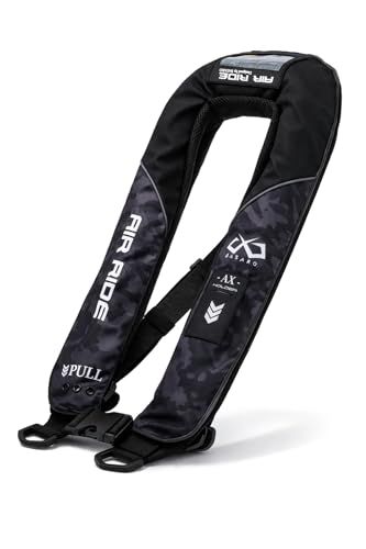 BASARO (バサロ) AIR RIDE 国土交通省型式承認品 桜マーク タイプA 自動膨脹式 ライフジャケット 桜マーク付き 自動/手動双方対応モデル 救命胴衣 全航行区域対応 大人用 釣り 肩 肩掛けタイプ 首 首掛けタイプ メンズ レ 3c3e815f