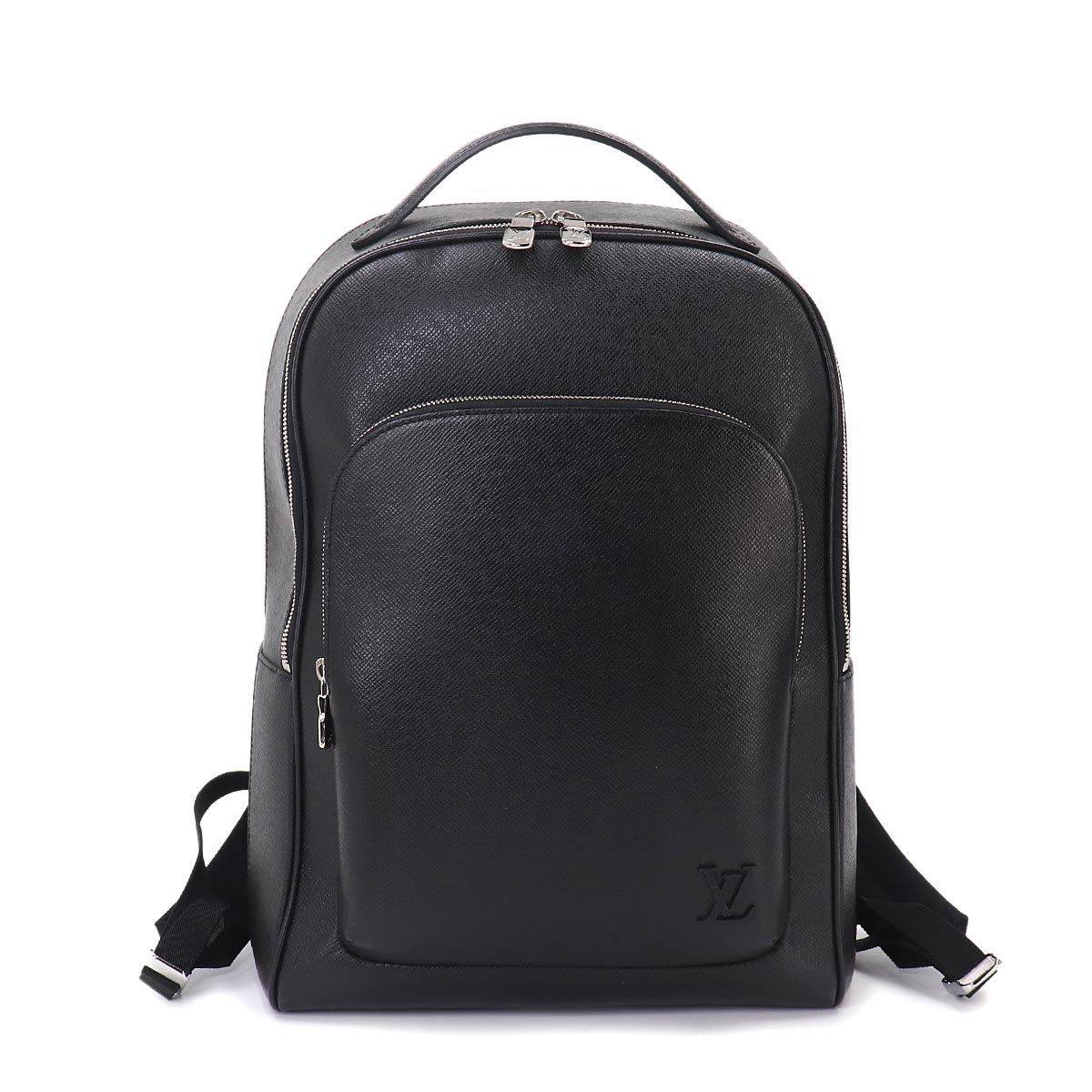 未使用 展示品 ルイ ヴィトン LOUIS VUITTON タイガ アヴェニュー バックパック リュックサック レザー ノワール M30977 RFID 90328405