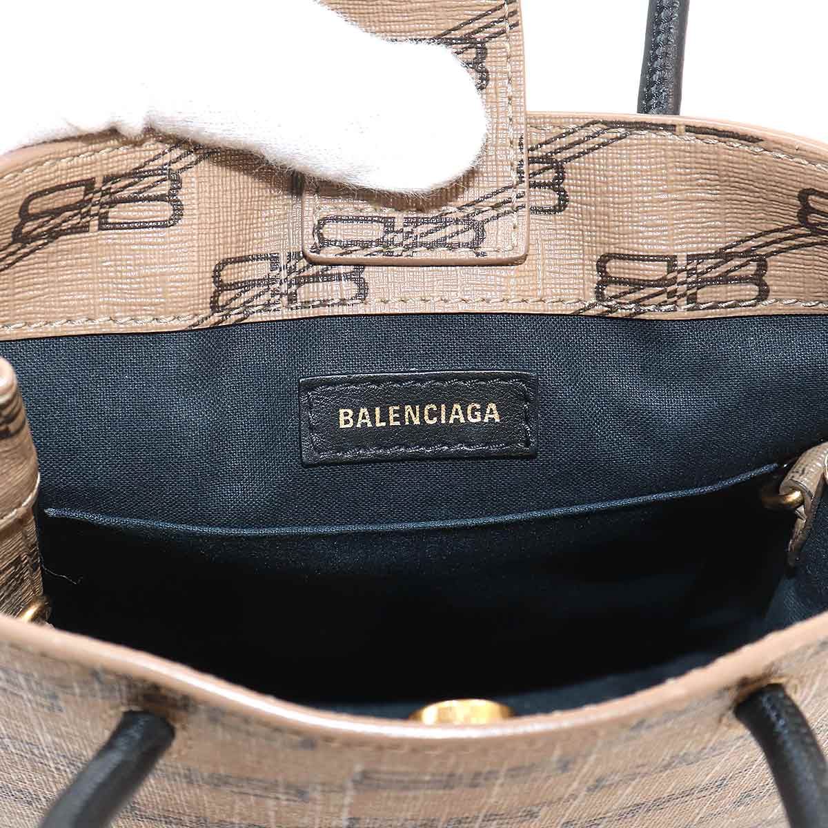 新品同様 バレンシアガ BALENCIAGA BBモノグラム ラージ ショッピング