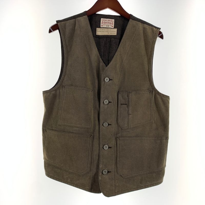 【中古品】 BONCOURA ボンクラ WORK GILET ワークジレ ライトアウター ベスト 【140-260720-ko-14-tei】 6,930円