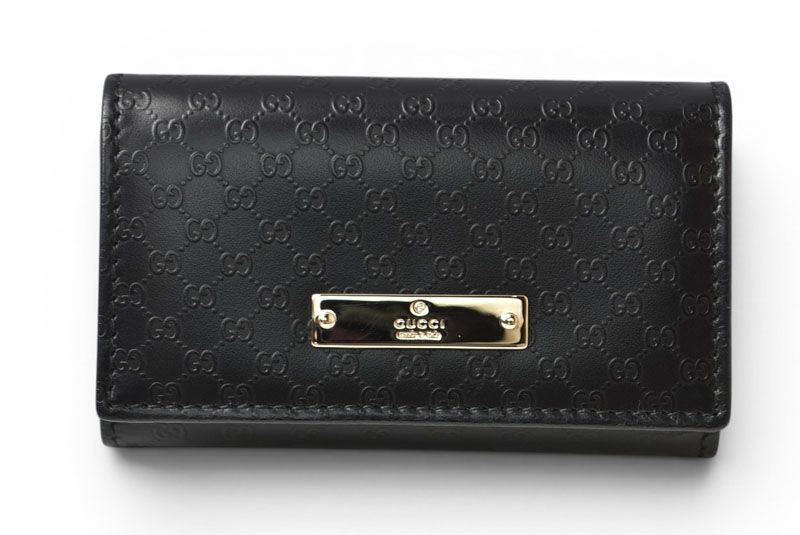 グッチ アウトレット キーケース/キーホルダー GUCCI 6連 033.0416ブラック/ゴールド メンズ レディース【中古】