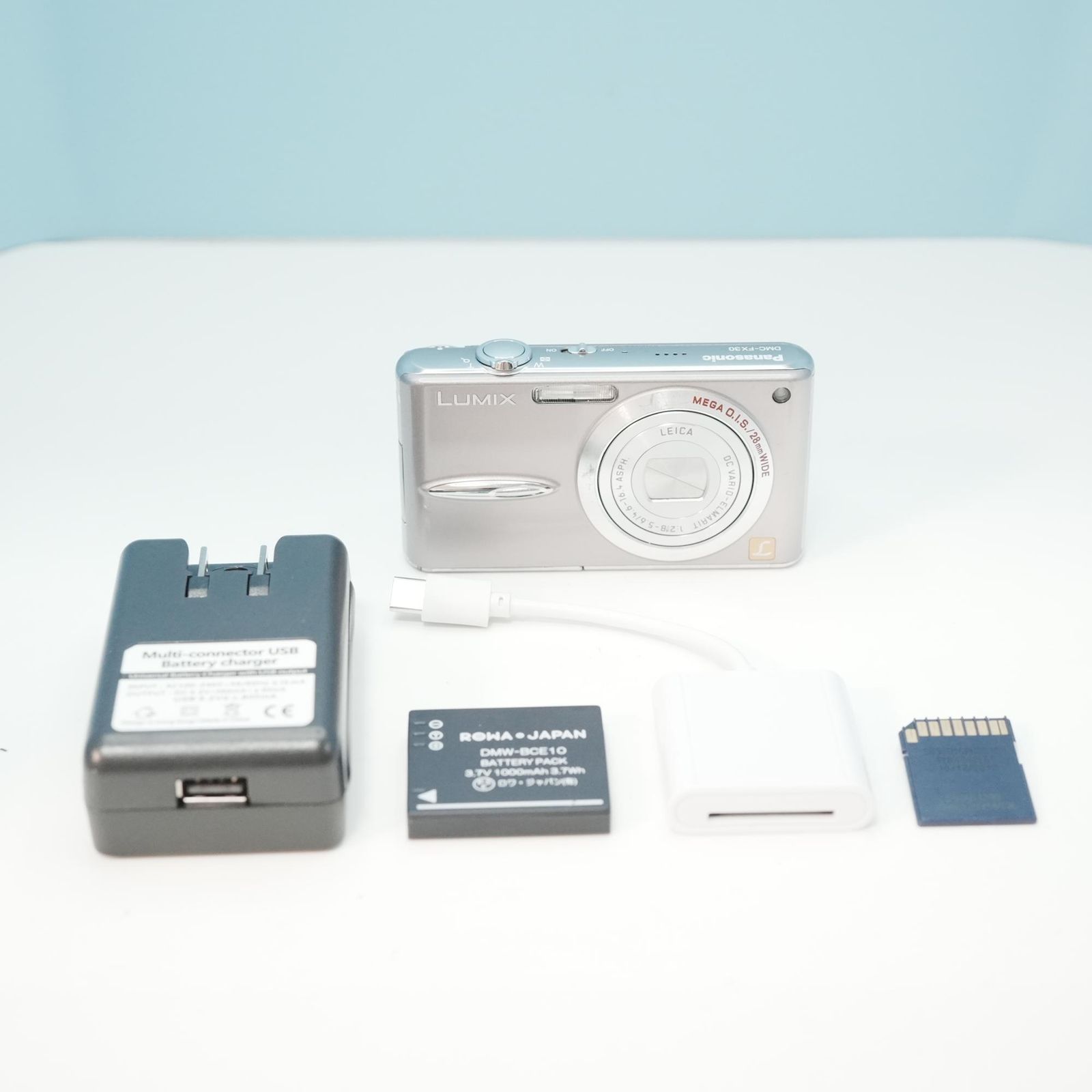 Panasonic LUMIX DMC-FX30 デジカメ スマホ転送OK フルセット 極美品