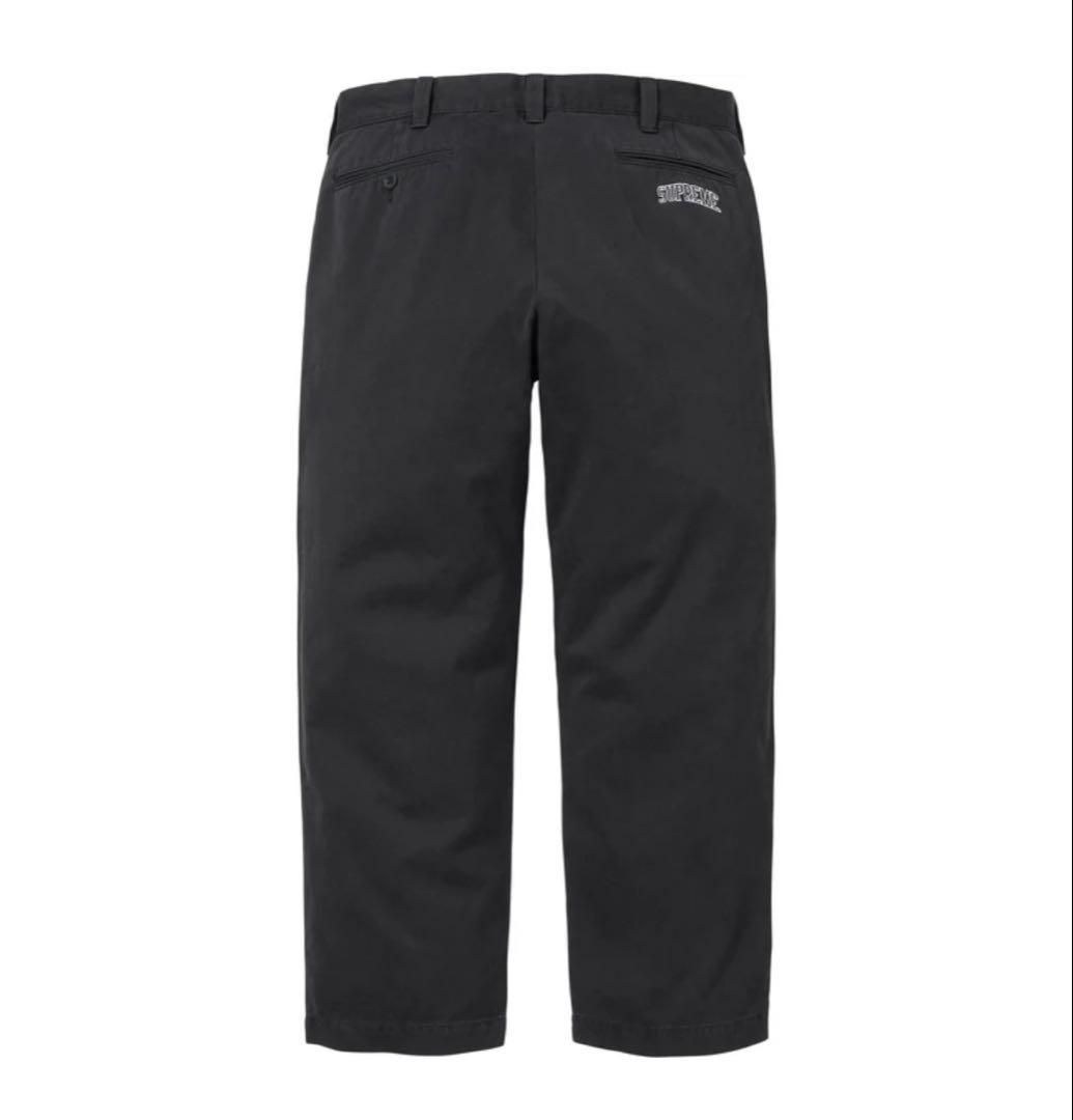 GQ6209◇Supreme : 26SS Chino Pant◇w34◇Black 未使用品