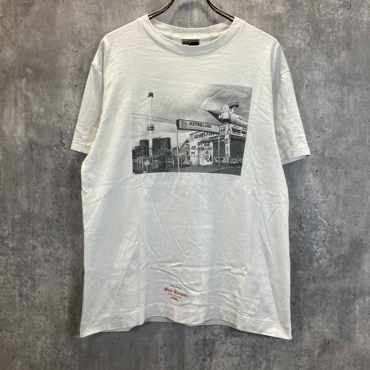 00s A BATHING APE × SUE KWON 半袖Tシャツ PHOTO TEE size L ホワイト アベイジングエイプ×スークウォン