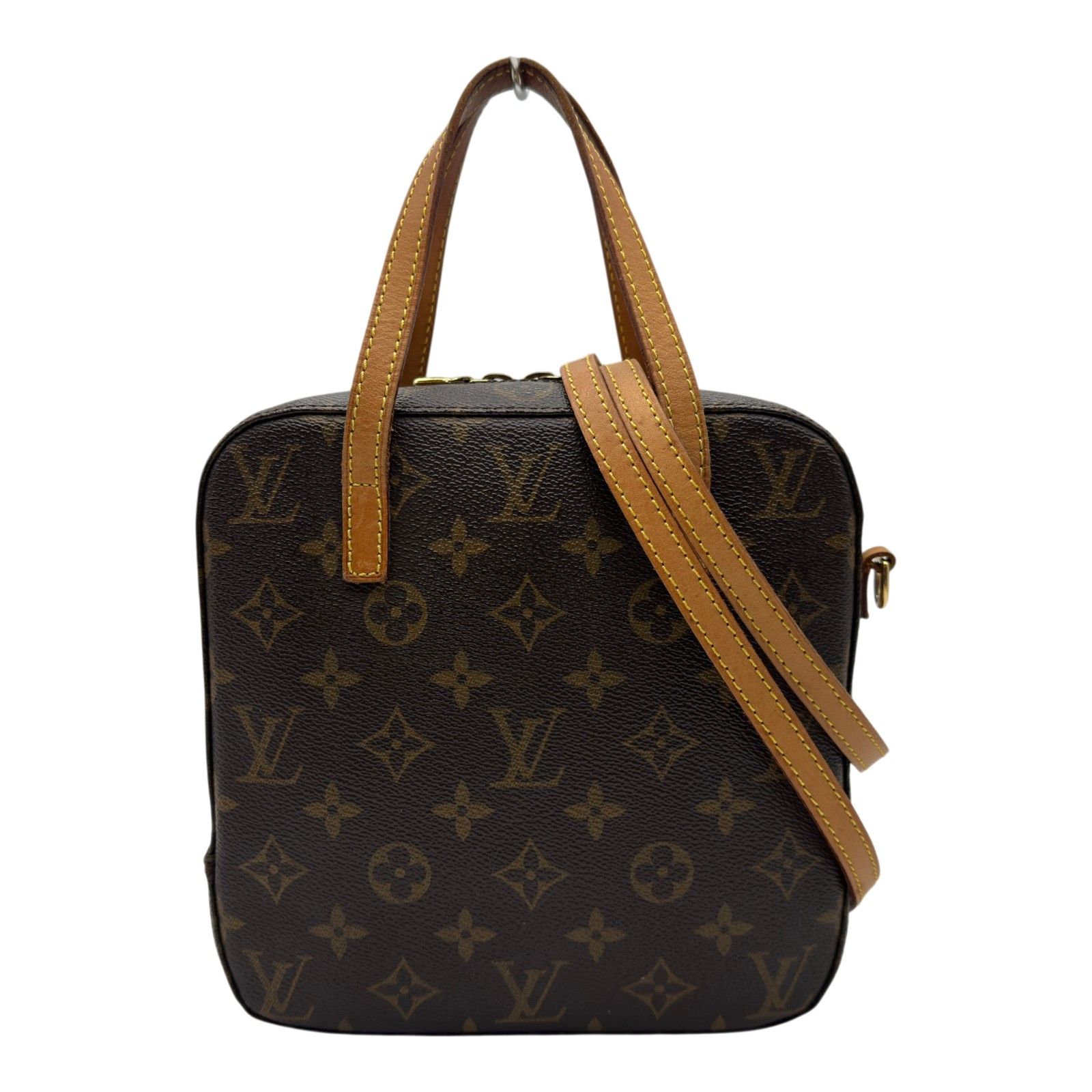 ルイ・ヴィトン LOUIS VUITTON スポンティーニ M47500 ブラウン モノグラム/レザー レディース ショルダーバッグ
