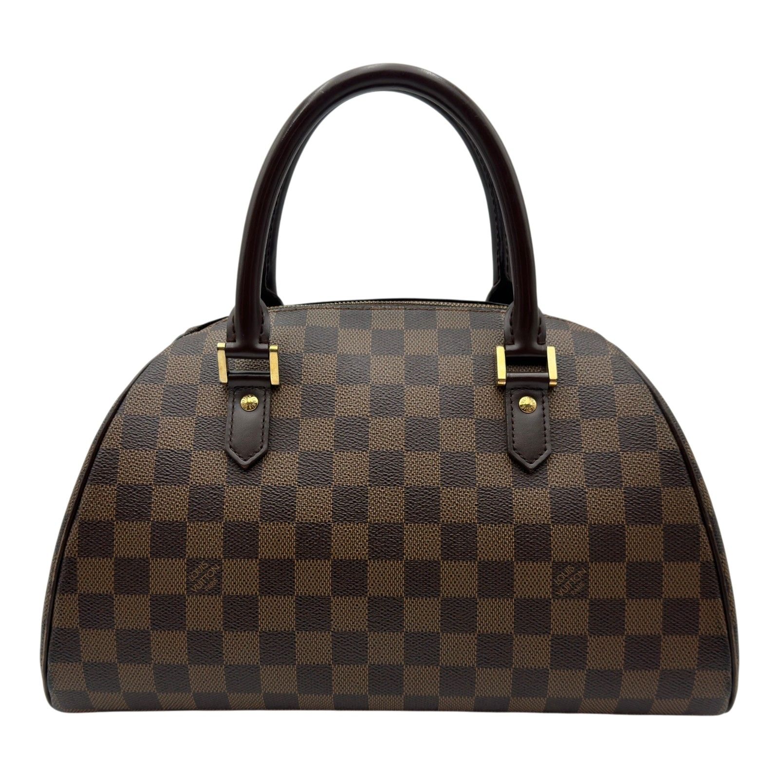 ルイ・ヴィトン LOUIS VUITTON リベラMM N41434 ブラウン ダミエ/レザー レディース ハンドバッグ