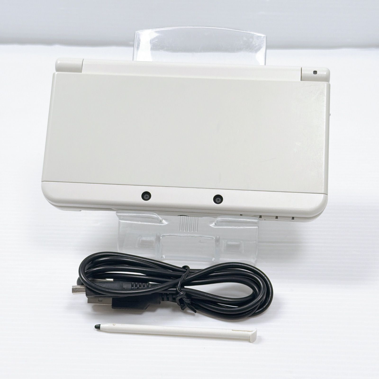 new ニンテンドー 3DS ホワイト 遊べるセット 動作確認済み 良品 ds 3ds 3DS 任天堂 管理番号M2093