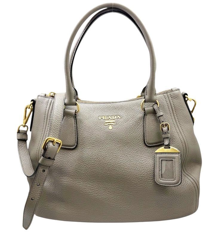 中古】PRADA プラダ ヴィッテロ フェニックス 2WAYバッグ レザー 