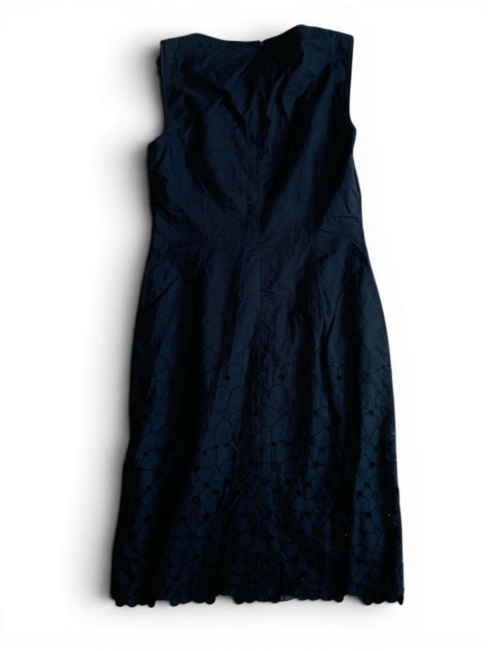 アクリス　AKRIS punto ドットレース　ワンピース 美品 AKRIS PUNTO アクリスプント ノースリーブワンピース ワンピース