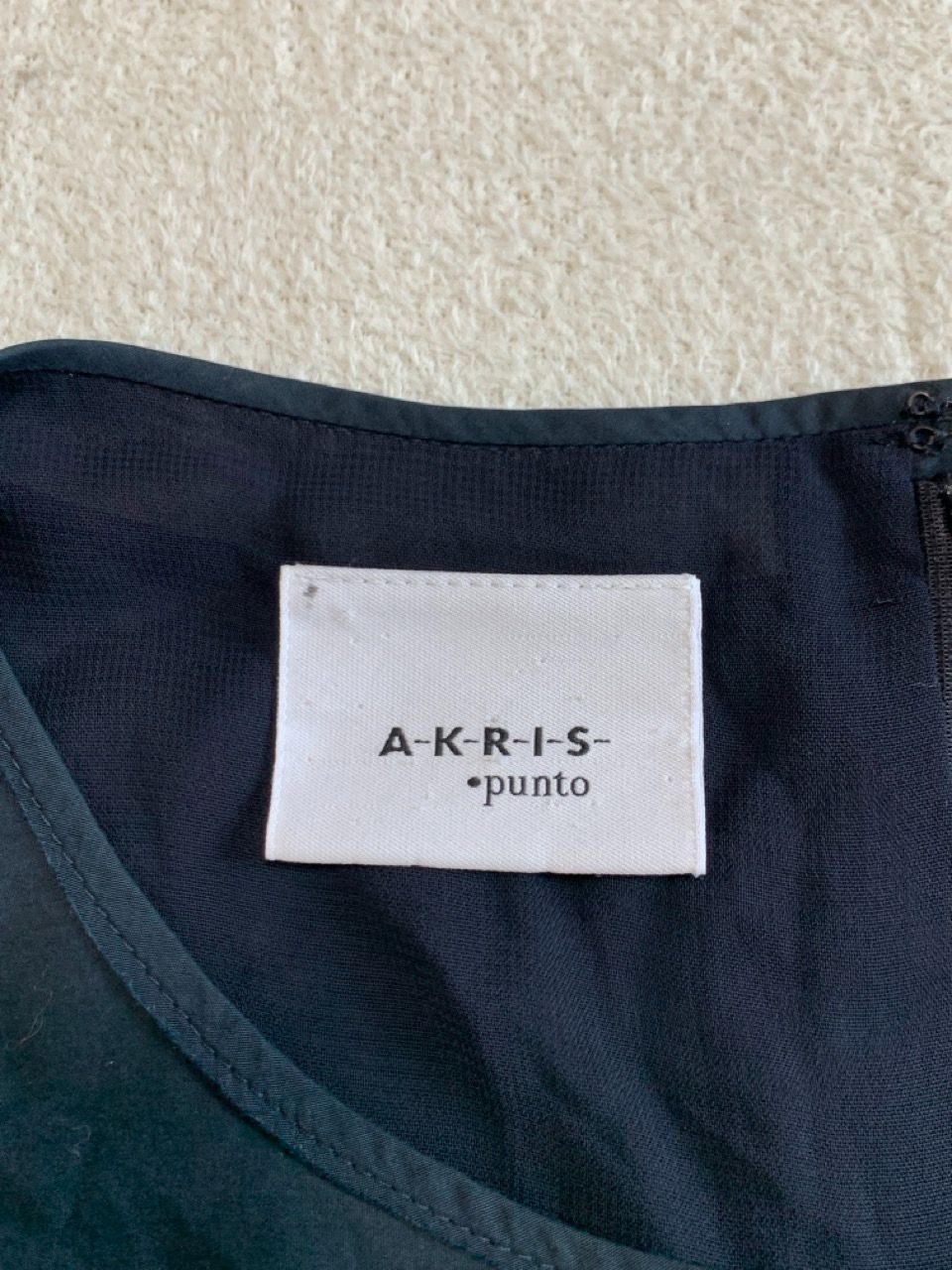 美品 AKRIS PUNTO アクリスプント ノースリーブワンピース ワンピース