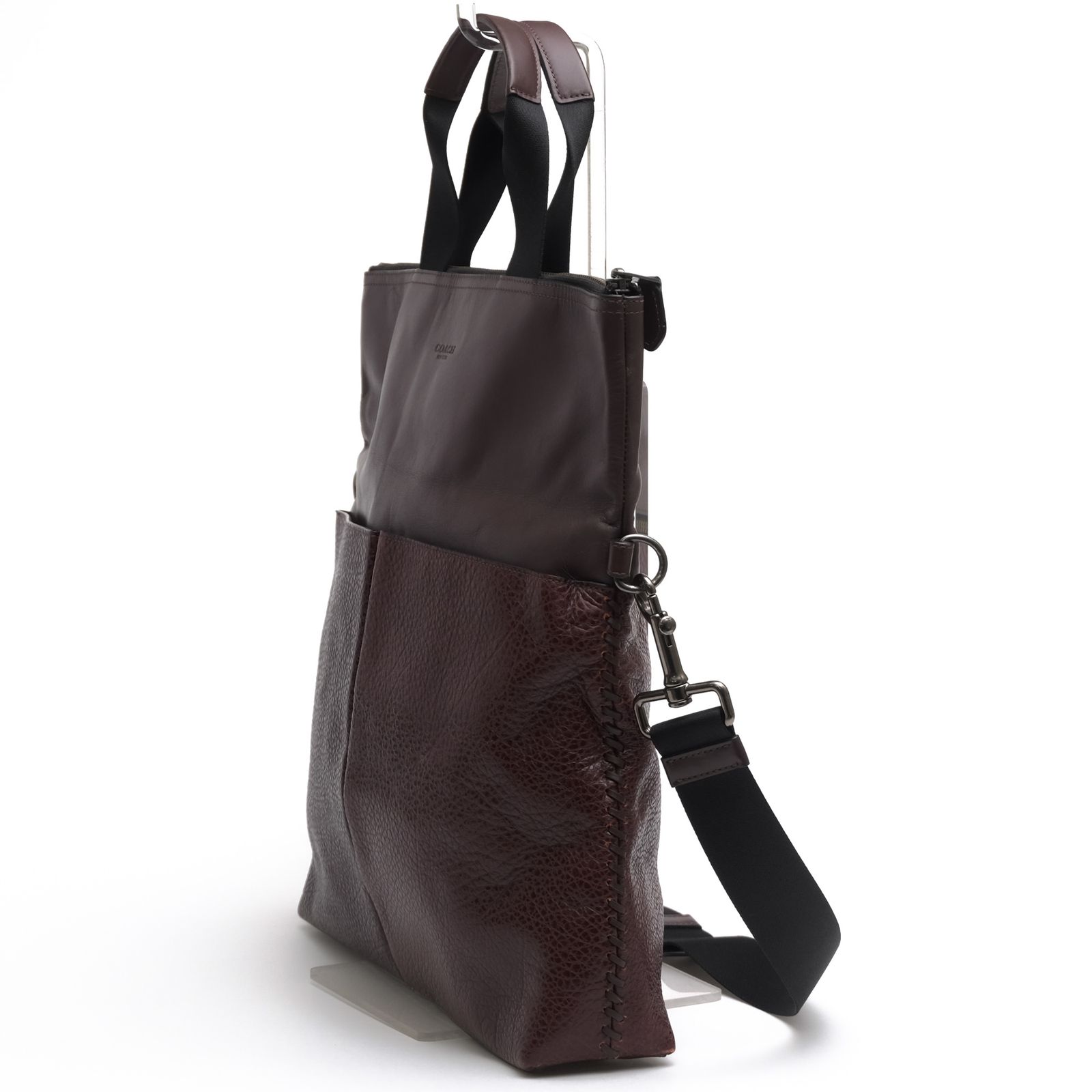 コーチ／COACH バッグ トートバッグ 鞄 ハンドバッグ メンズ 男性 男性用 レザー 革 本革 F11241 Charles Foldover Tote With Baseball Stitch チャールズ フォールドオーバー ベースボール ステッチ 2