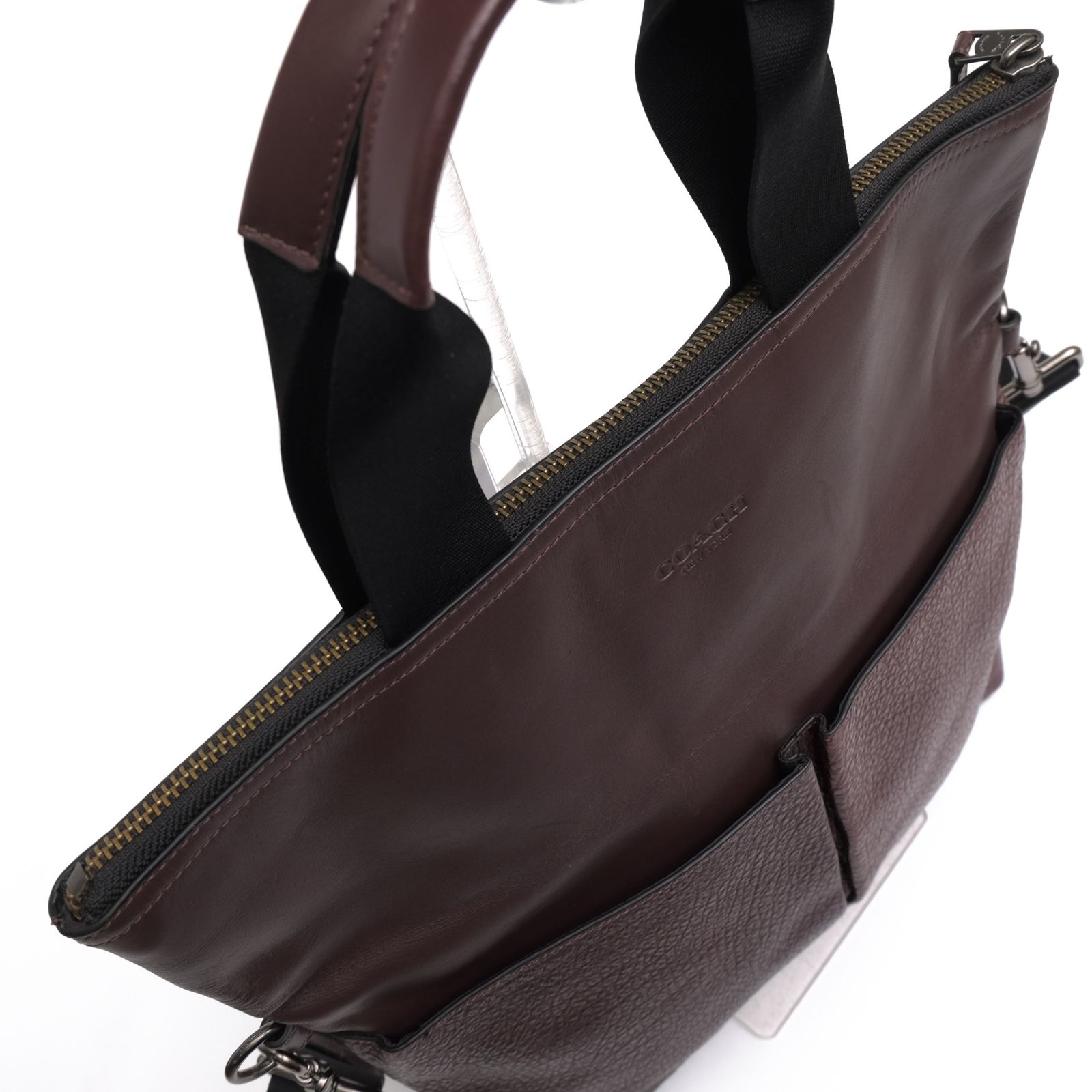 コーチ／COACH バッグ トートバッグ 鞄 ハンドバッグ メンズ 男性 男性用 レザー 革 本革 F11241 Charles Foldover Tote With Baseball Stitch チャールズ フォールドオーバー ベースボール ステッチ 2