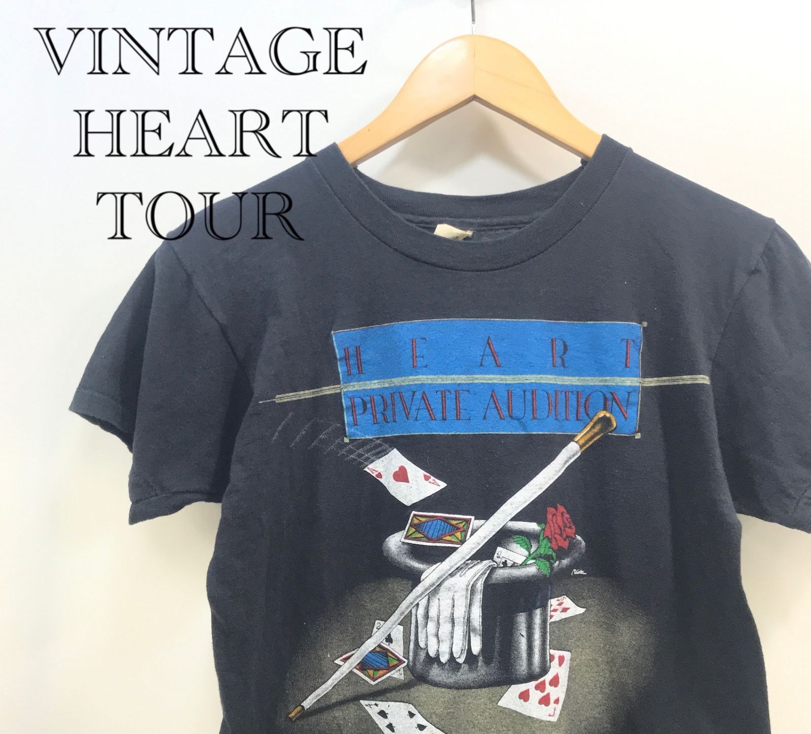 VINTAGE HEART TOUR 1982 プライベート オーディション ツアー Sサイズ スクリーンスターズ 80年代 Tシャツ _266 6,120円