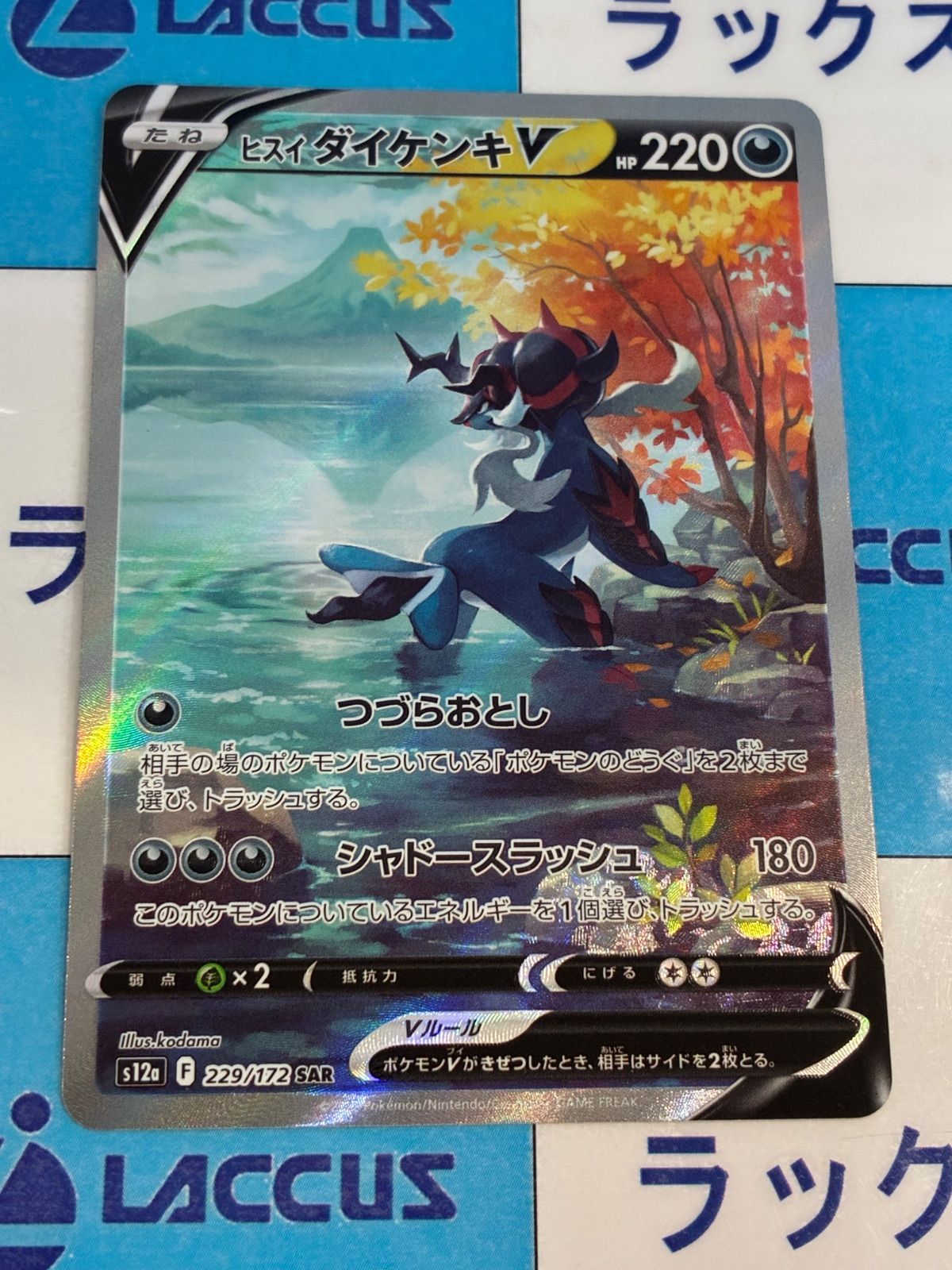 ポケモンカード/ポケカ ヒスイダイケンキV 229/172 SAR - メルカリ