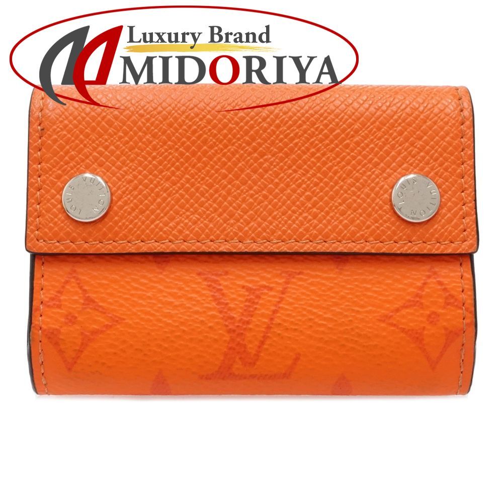 中古】LOUIS VUITTON ルイヴィトン タイガラマ三つ折り財布 M69245