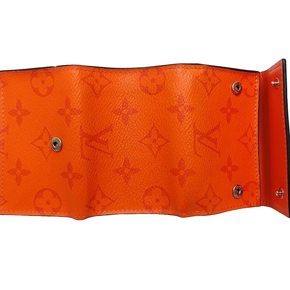 中古】LOUIS VUITTON ルイヴィトン タイガラマ三つ折り財布 M69245