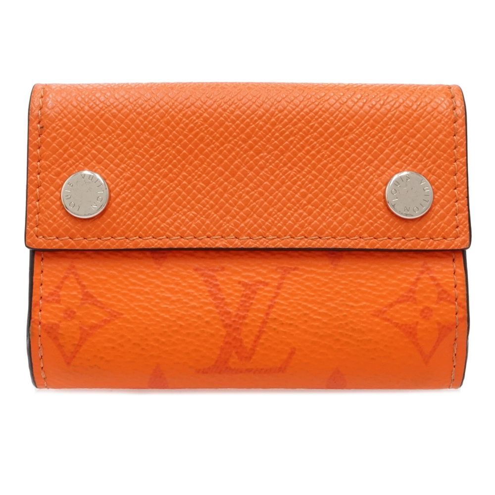 中古】LOUIS VUITTON ルイヴィトン タイガラマ三つ折り財布 M69245