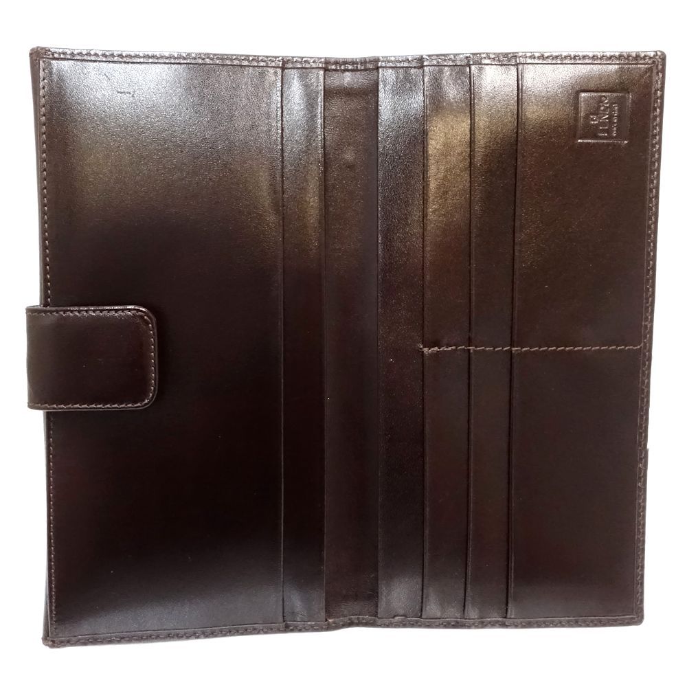 中古】FENDI フェンディ 長財布 ズッカ柄 Wフラップ ロングウォレット
