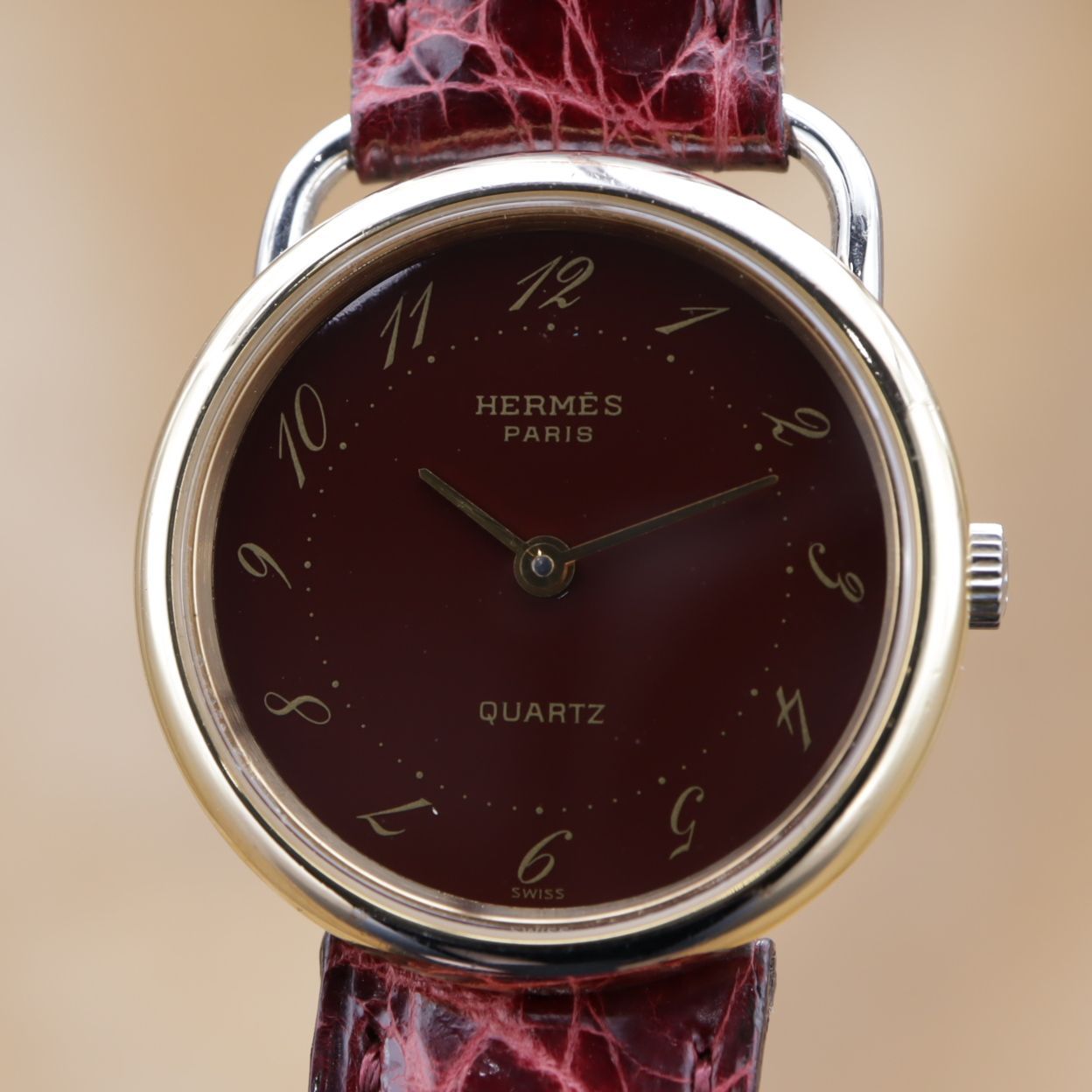 エルメス アルソー コンビ 正規品新品電池HERMES - ボーイズサイズ 1円