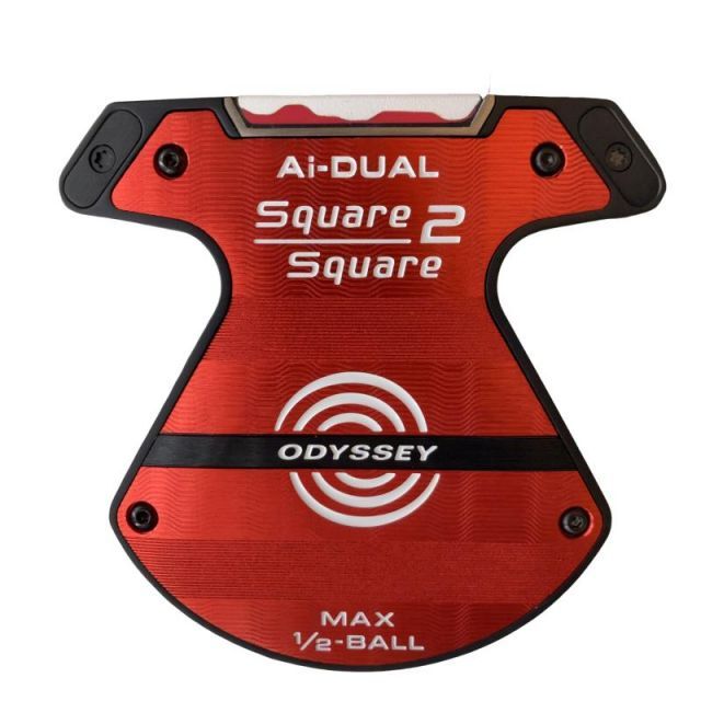 【中古】 オデッセイ Ai-DUAL SQUARE 2 SQUARE MAX 1/2-BALL 34インチ パター PT STROKE LAB 120 スチール (フレックスその他) メンズ 男性用 右利き 右用 Cランク ゴルフクラブ