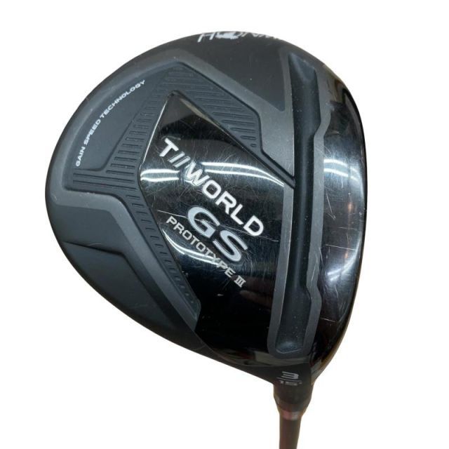【中古】 本間ゴルフ TOUR WORLD GS PROTOTYPE III 3W フェアウェイウッド FW VIZARD FZ-6 (フレックスS) メンズ 男性用 右利き 右用 Cランク ゴルフクラブ