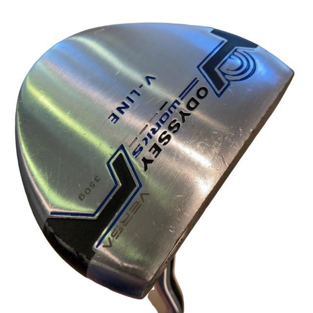 【中古】 オデッセイ WORKS VERSA V-LINE 33インチ パター PT スチール (フレックスその他) メンズ 男性用 右利き 右用 Cランク ゴルフクラブ