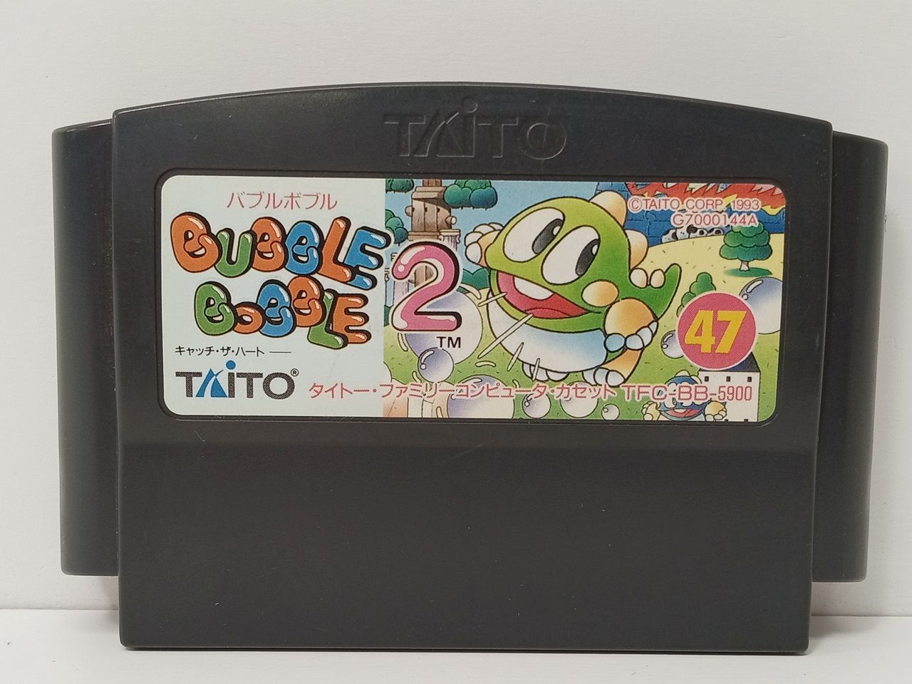 レトロソフト ファミリーコンピュータ ファミコン TAITO タイトー バブルボブル2 ソフトのみ 動作確認済み 中古 [M-7846]