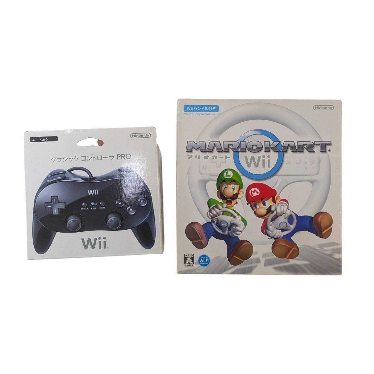 Nintendo Wii 本体一式 人気ソフト4本 セット【コントローラー