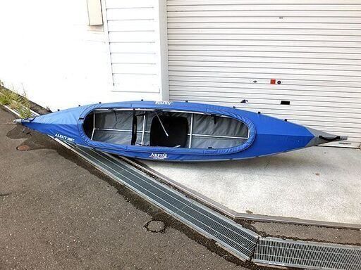 モンベル 2人乗り カヤック アリュート 380T コバルトブルー 全長380cm 