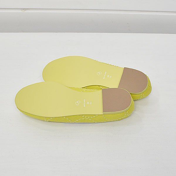 未使用 ミナペルホネン aurinko tambourine スリッポン シューズ 38