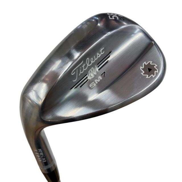 【中古】 タイトリスト VOKEY SPIN MILLED SM7 ツアークロム 58°/08°M レフティ ウェッジ WG Dynamic Gold (フレックスS) メンズ 男性用 左利き レフティ 左用 Cランク ゴルフクラブ