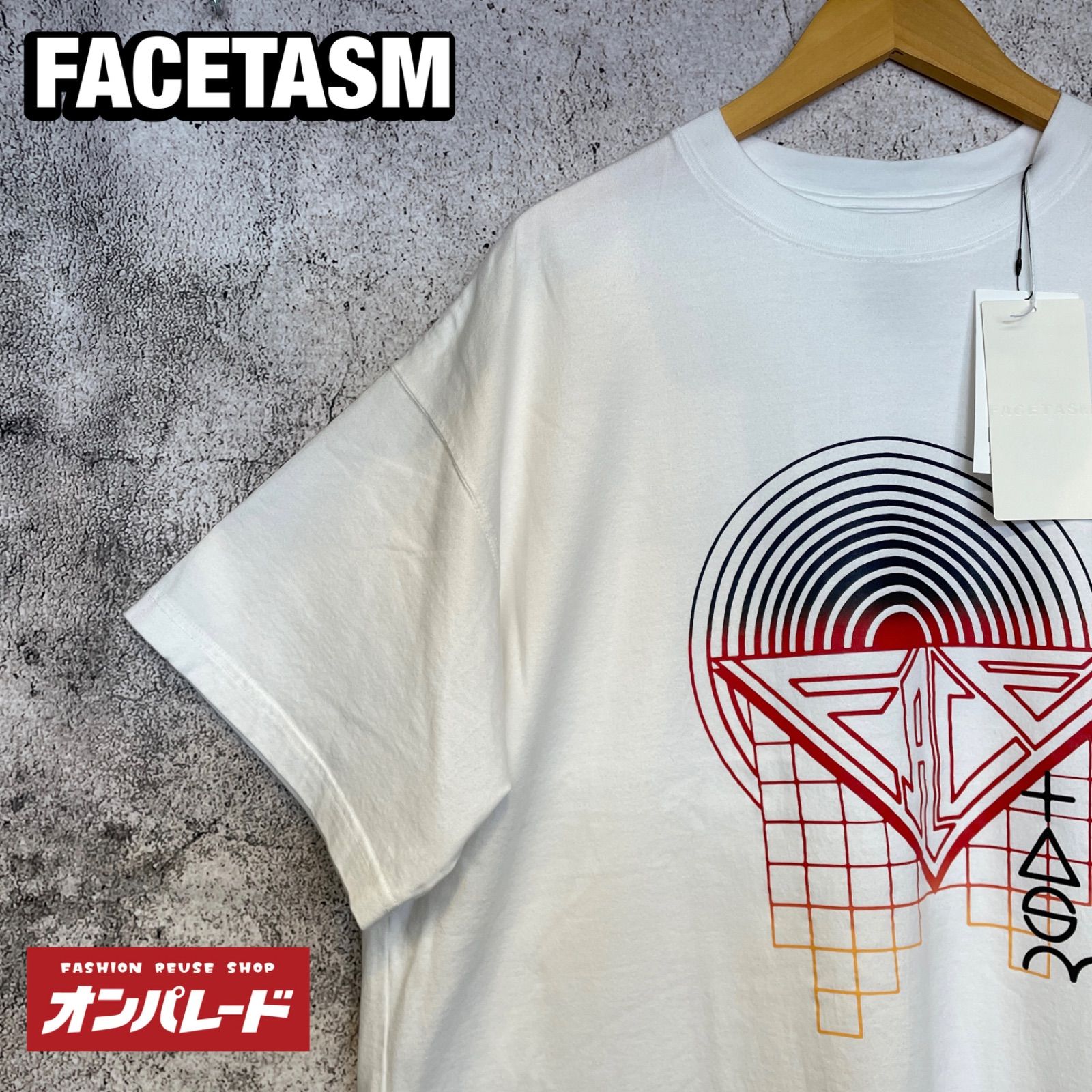 未使用 FACETASM ファセッタズム ロゴプリント Tシャツ XXL - メルカリ