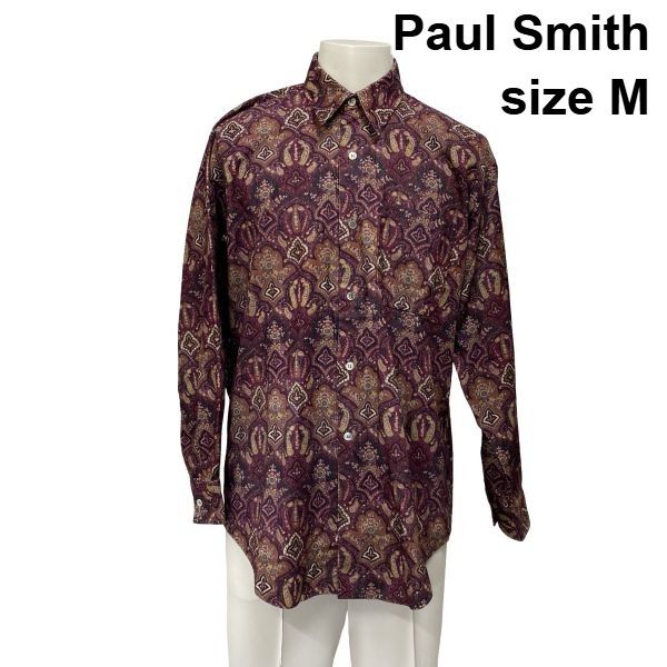 Paul Smith ペイズリー柄 長袖シャツ極美品 ◇ ポールスミス Paul Smith 長袖シャツ カジュアルシャツ ペイズリー