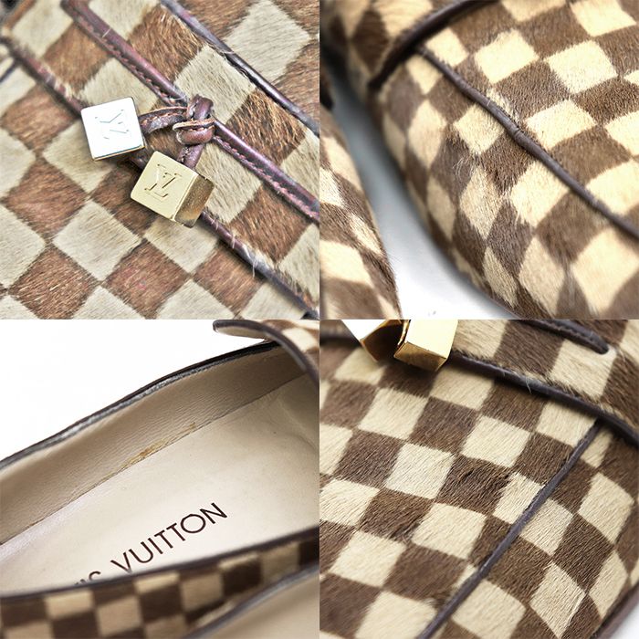 SALE【美品】LOUIS VUITTON ルイ・ヴィトン ローファー ダミエ