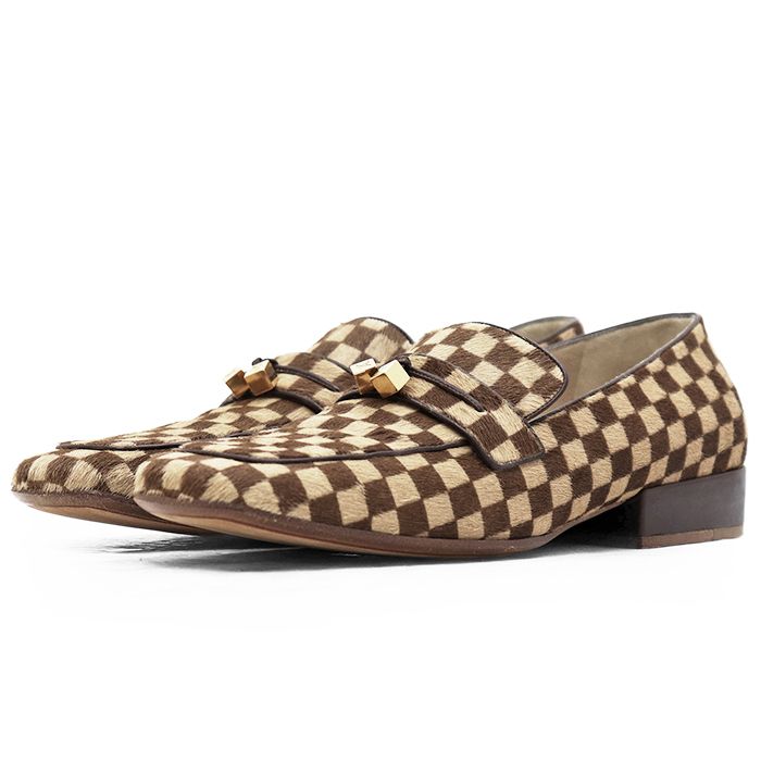 SALE【美品】LOUIS VUITTON ルイ・ヴィトン ローファー ダミエ