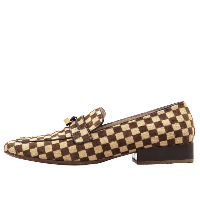 SALE【美品】LOUIS VUITTON ルイ・ヴィトン ローファー ダミエ