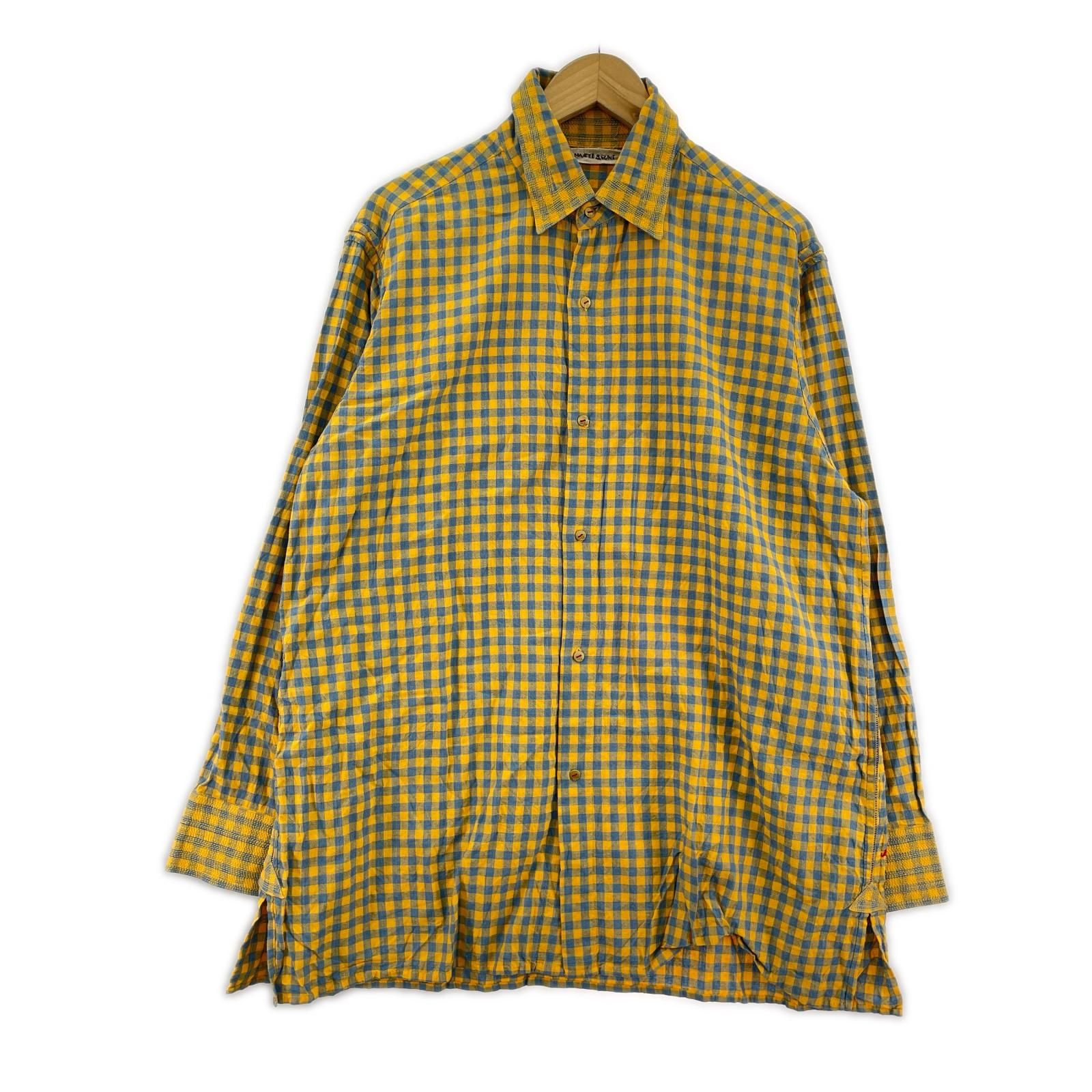 MAATEE＆SONS GUPTA KHADI COTTON CHECK 2 イエロー - メルカリ