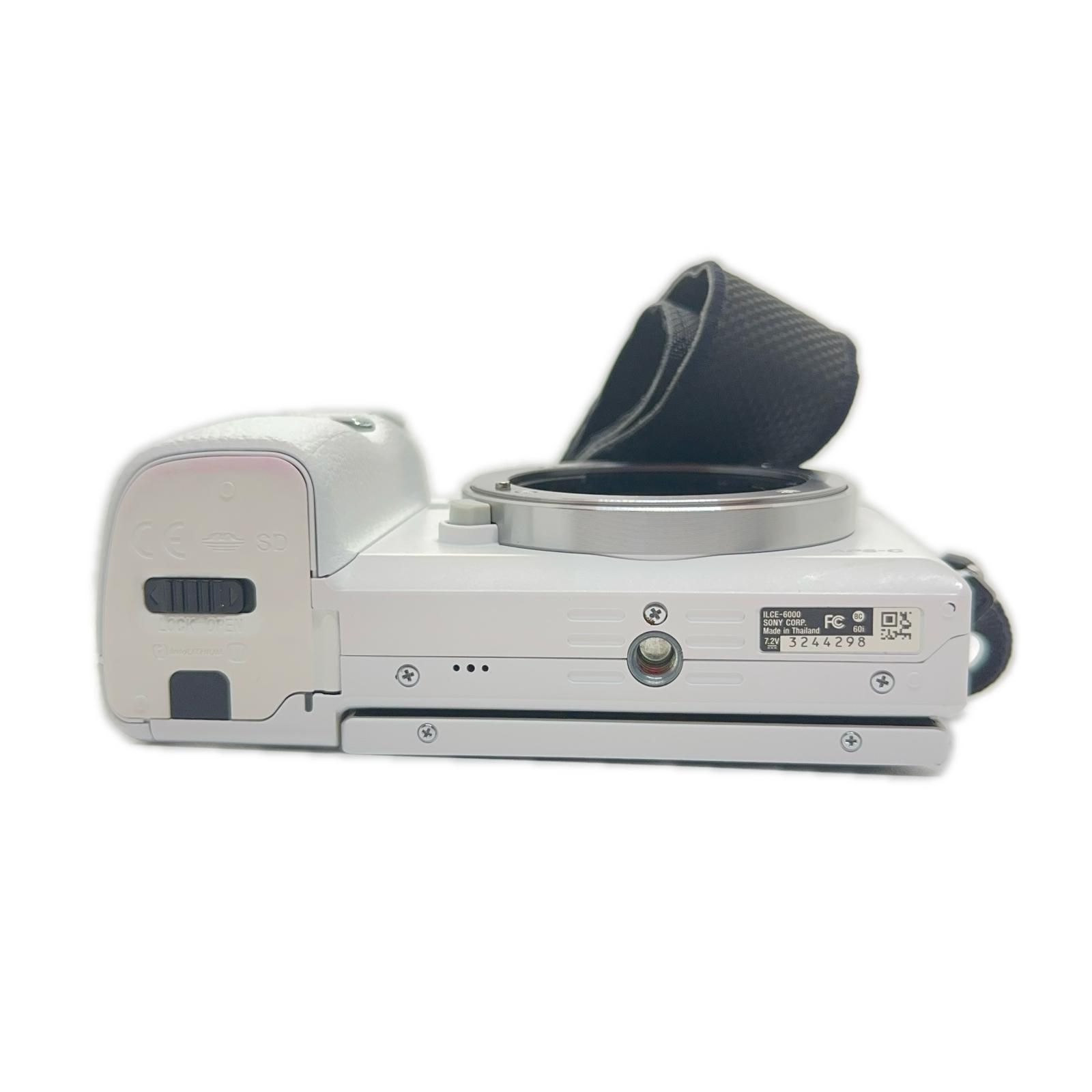 【全額返金保証】【最速発送】 デジタル一眼 α6000 ILCE-6000L パワーズームレンズキット [ホワイト] 動作確認済 全額返金保証】【最速発送】 デジタル一眼 α6000 ILCE-6000L パワー