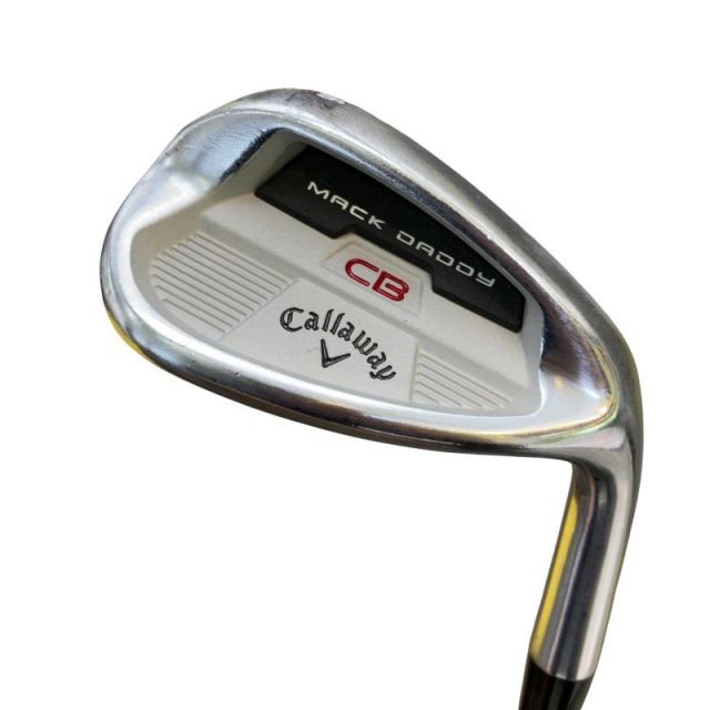 【中古】 キャロウェイ MACK DADDY CB クロムメッキ 56°/14° ウェッジ WG NS PRO ZELOS 7 (フレックスS) メンズ 男性用 右利き 右用 Cランク ゴルフクラブ