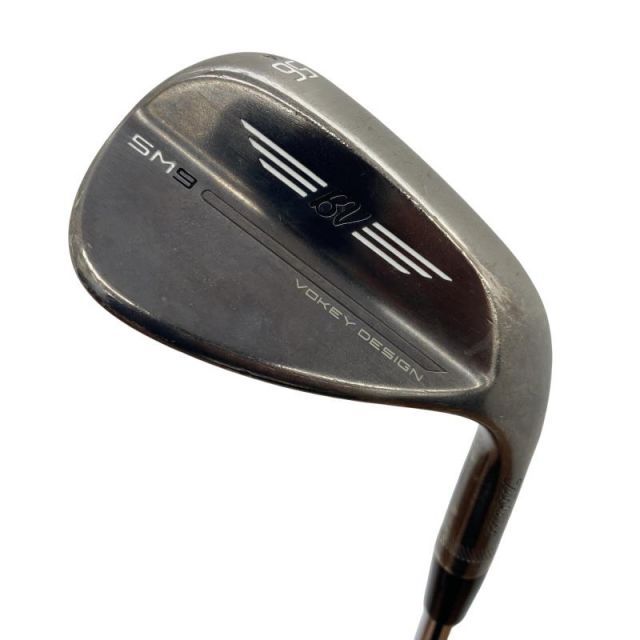 【中古】 タイトリスト VOKEY SPIN MILLED SM9 ブラッシュドスチール 56°/14°F ウェッジ WG 純正特注シャフト (フレックスS) メンズ 男性用 右利き 右用 Cランク ゴルフクラブ