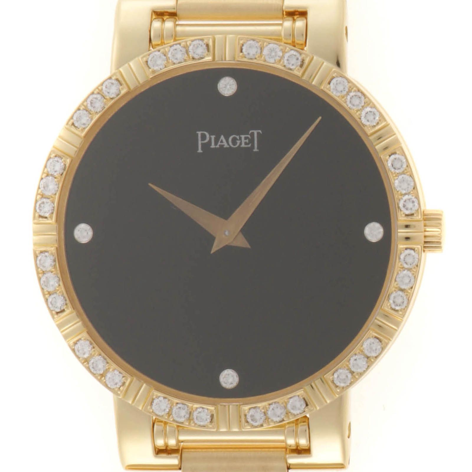 【金継ぎ用】Astier 手のオブジェ 定価5.6万 PIAGET ピアジェ ダンサー・ダイヤベゼル/オニキス4PD 94024K81 腕時計