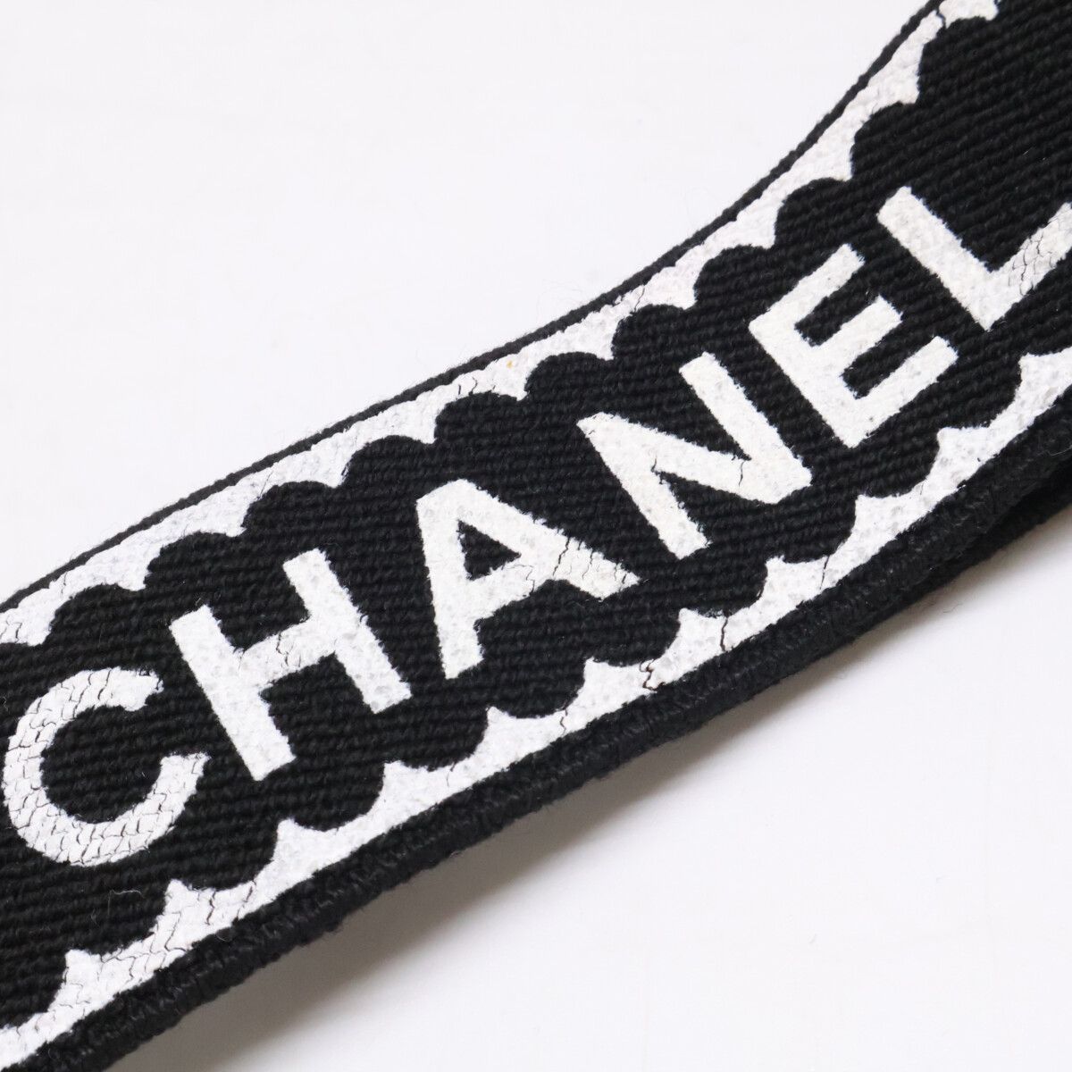CHANEL シャネル レザー x ファブリック サスペンダー - メルカリ