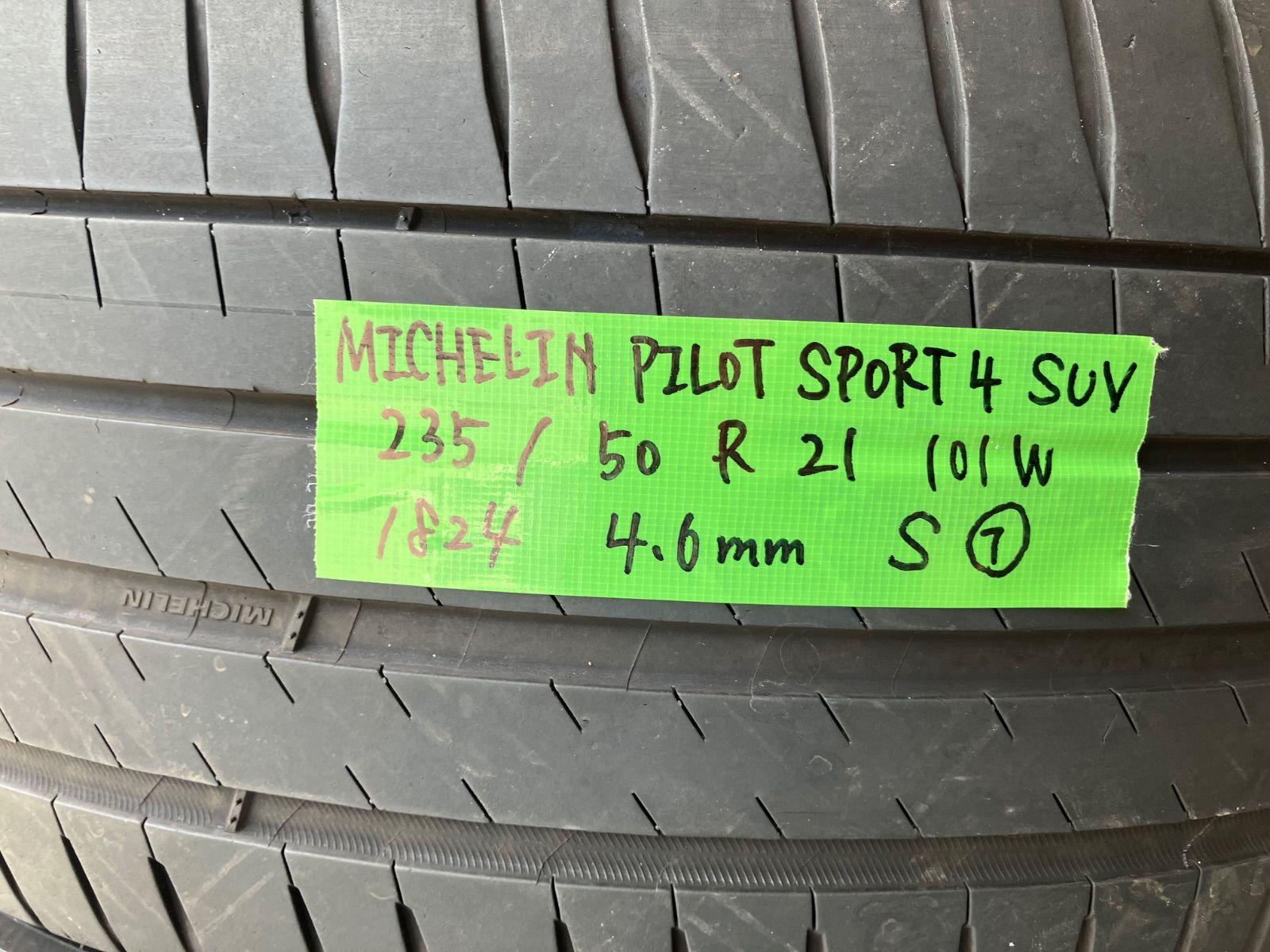 送料込み] 235/50R21 101W 2024年製 MICHELIN PILOT SPORT 4 SUV