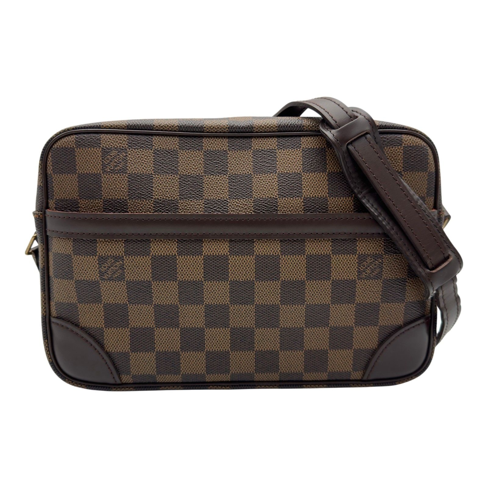 ルイ・ヴィトン LOUIS VUITTON トロカデロ27 N48085 ブラウン ダミエ/レザー レディース ショルダーバッグ 104,000円