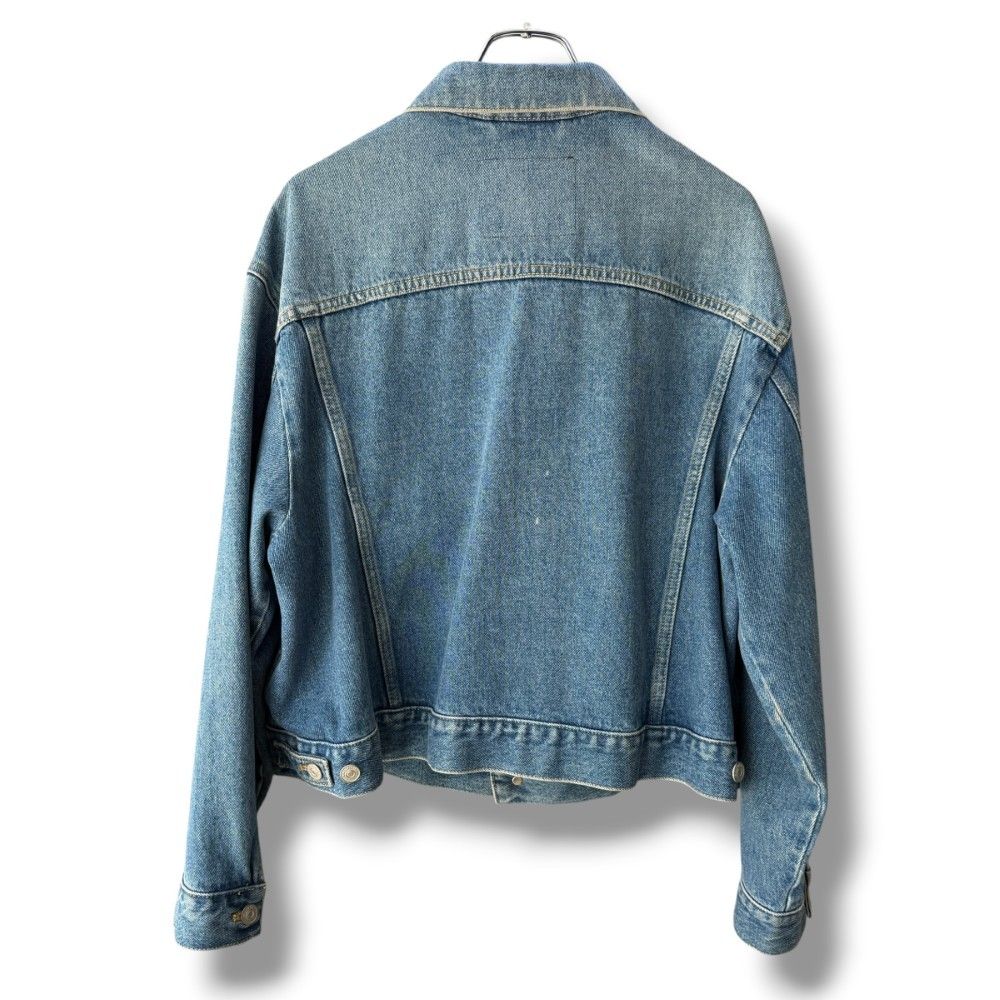 BALENCIAGAバレンシアガ デニムジャケット バーコードSサイズ 21AW BALENCIAGA 16AW Swing Denim Jacket 再構築 スウィング デニム