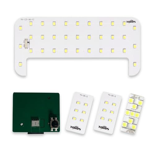 ユアーズ(Yours) RAV4 50系 後期 専用 LED ルームランプ セット 光量調整タイプ ホワイト 5pcs [2] M | マイナーチェンジ後,センター用,ラゲッジ用,バニティ用,純正LED車,室内灯 専用設計 ,カスタム,パーツ,y505-0ts