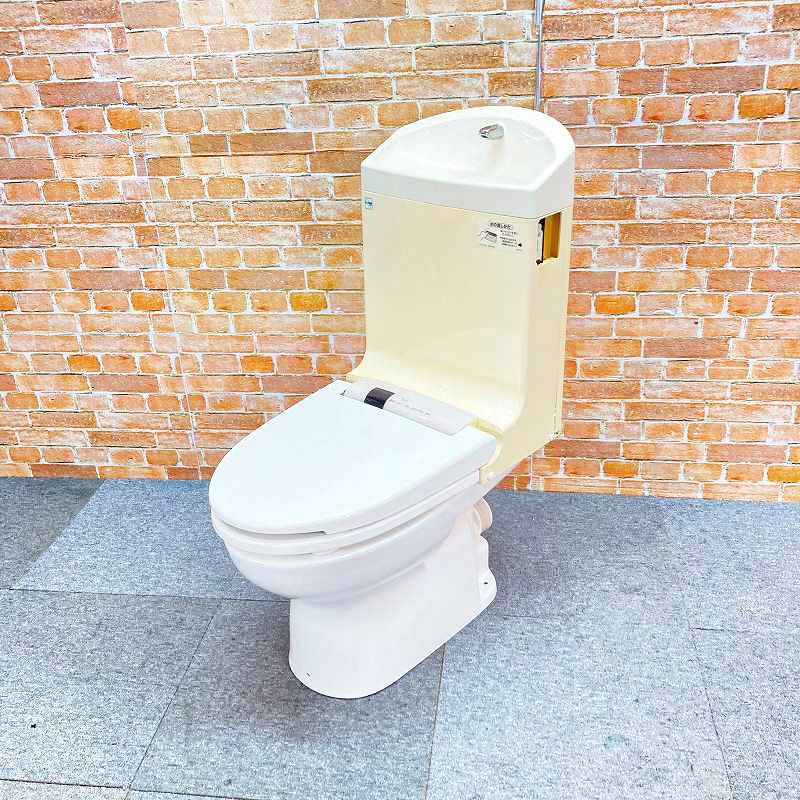 【中古品】【ジャンク扱い】 TOTO トイレ洋式便器(壁排水)「CS978BP」とウォシュレット一体型タンク「TCF9071LE」 #N11(ペールホワイト) 46G