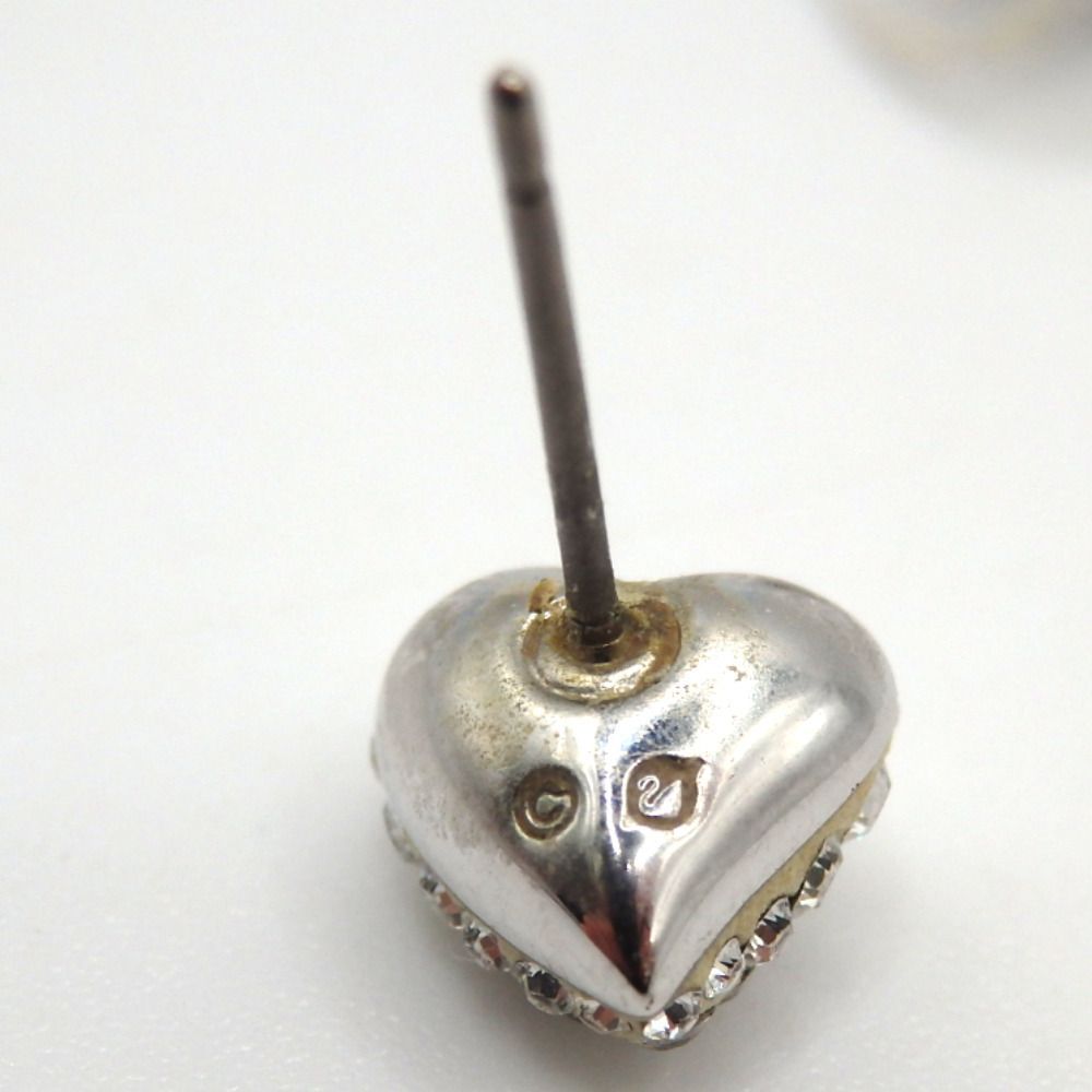 SWAROVSKI スワロフスキー ハートモチーフ ピアス クリスタルガラス 25